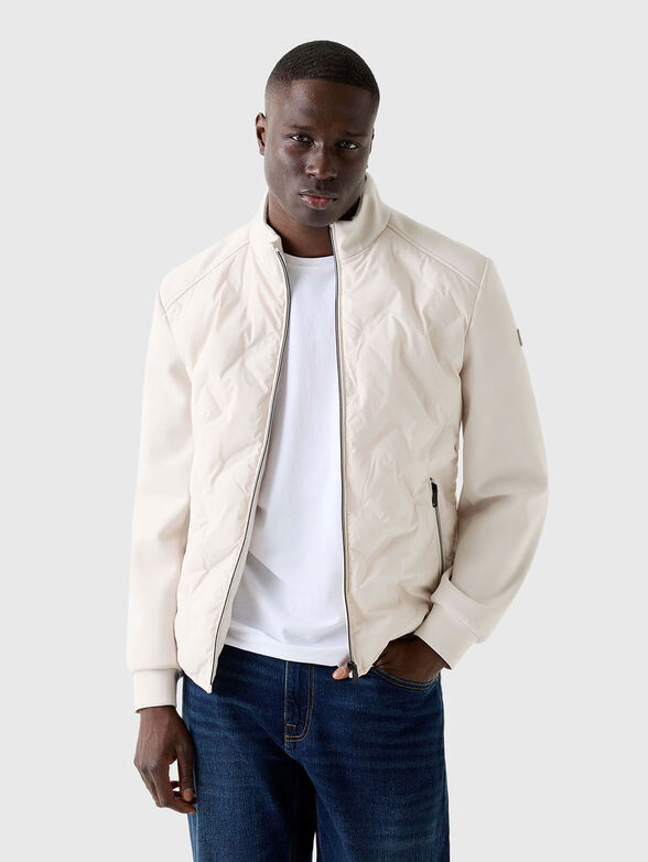 Quilted zip up jacket - 1