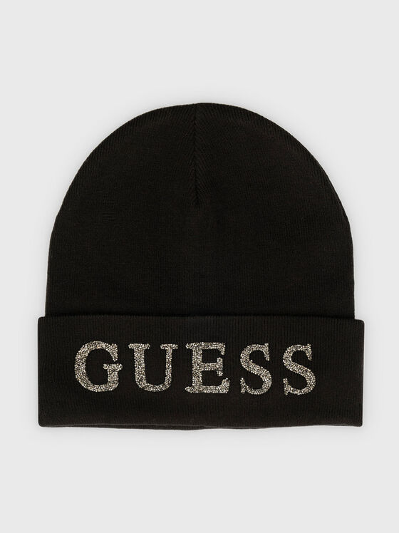 Плетена шапка с лого - 1