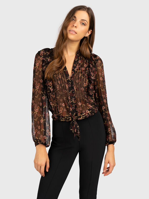 DIONNE blouse with sheer effect brand GUESS — /en