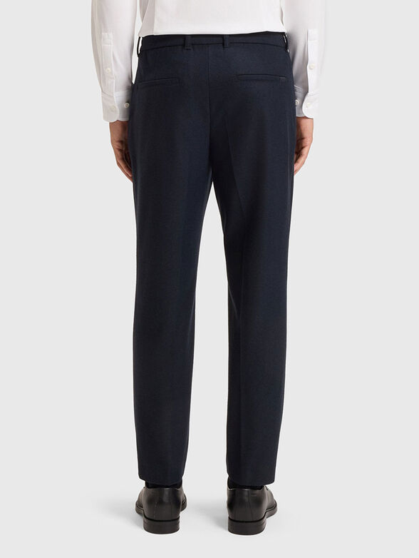 Slim wool blend trousers - 2