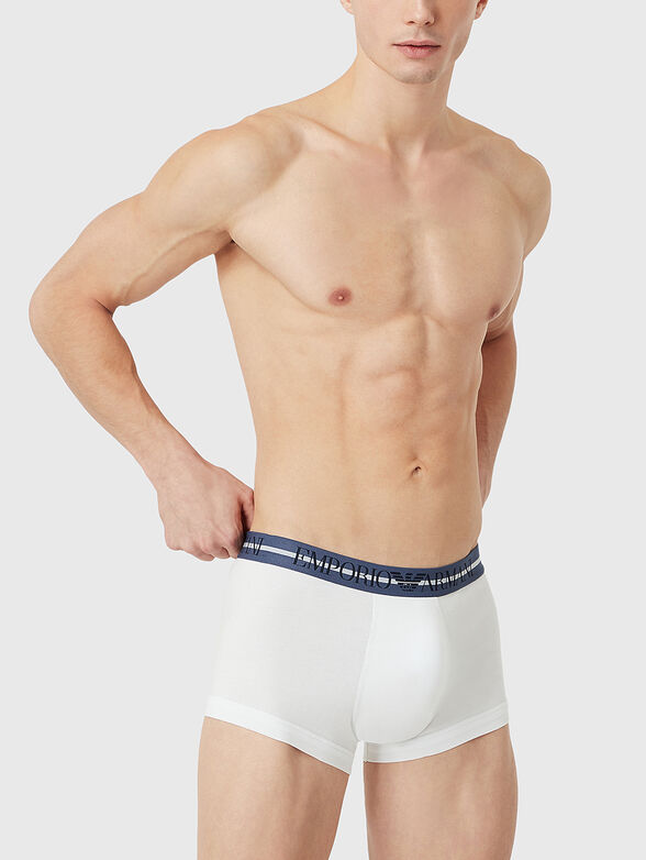 Set of three boxer shorts with logo - 2