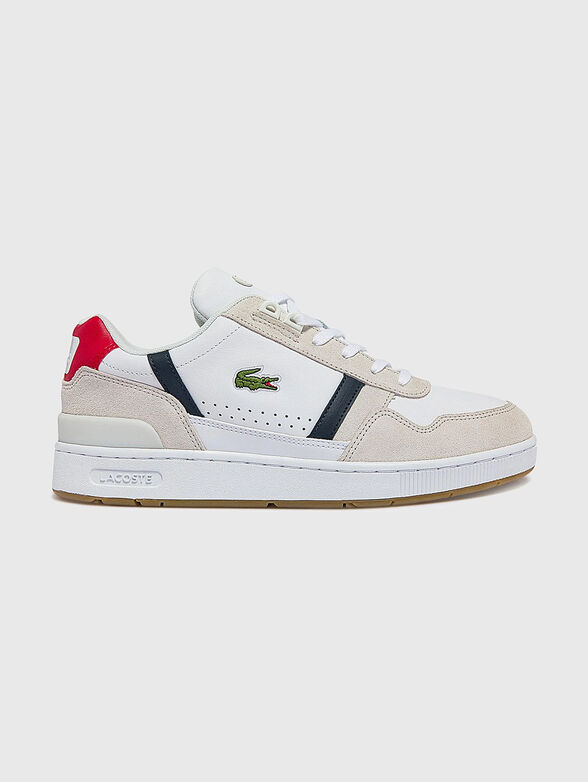 Leather and suede sneakers - 0