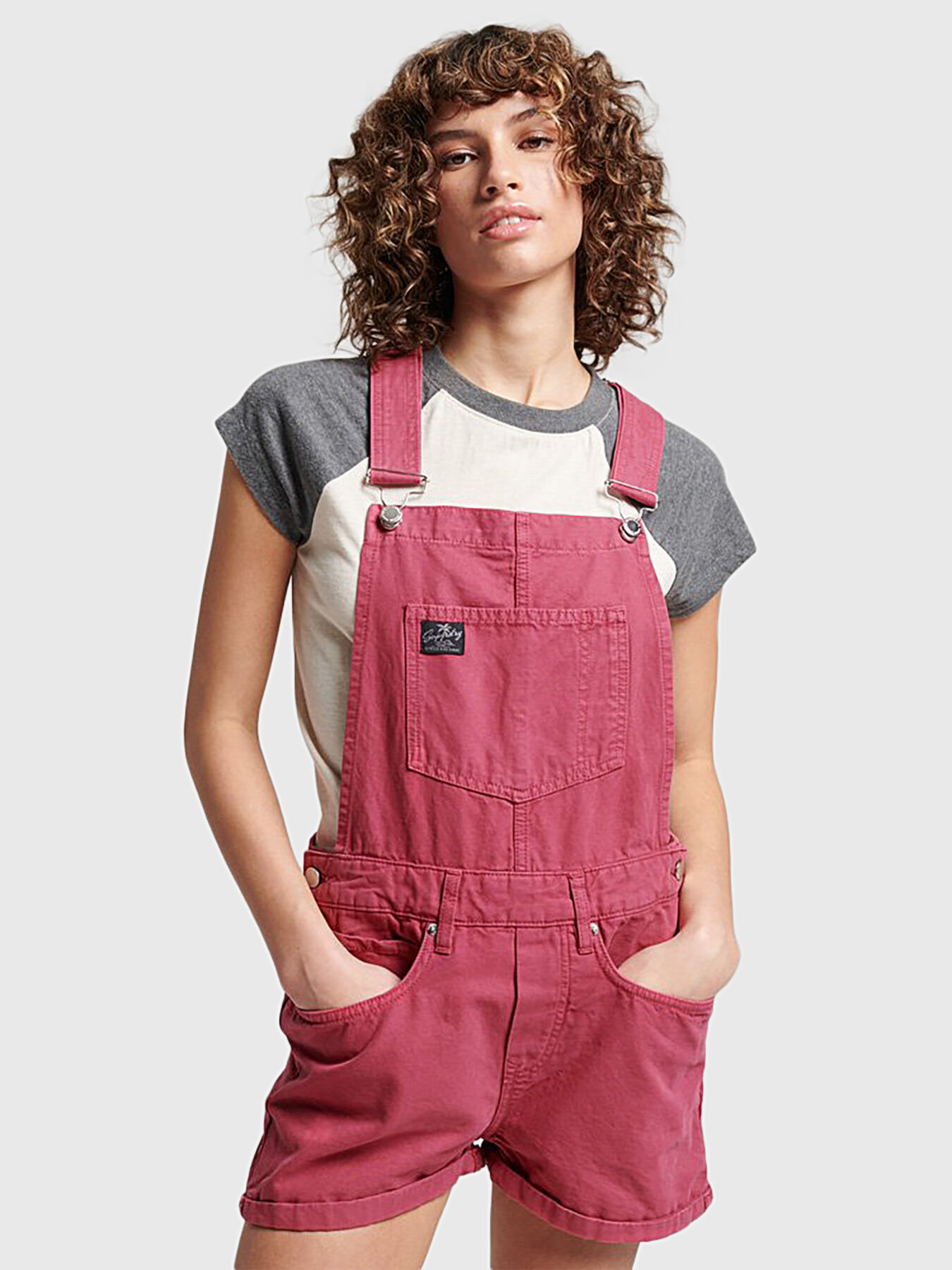 VINTAGE CANVAS short jumpsuit brand SUPERDRY
