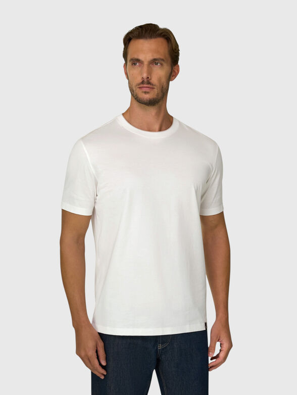 White cotton t-shirt - 1