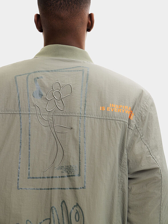 Bomber jacket with art details - 5