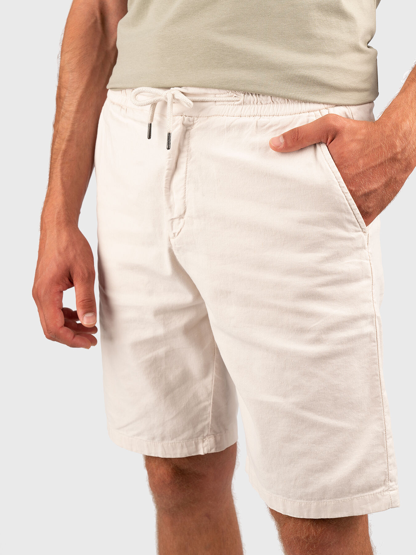/美品お買い得/MENS LOGO ELASTIC SHORT PANTS XL Men's luxury shorts - Off-White black shorts with printed