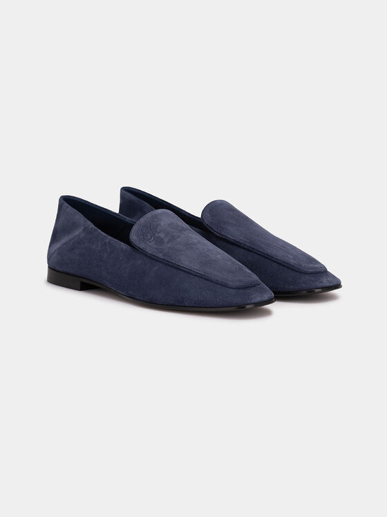 Loafers in dark blue color - 2