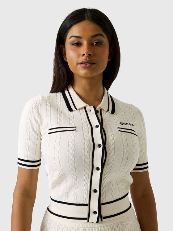 SHARI short-sleeved cardigan  - 1