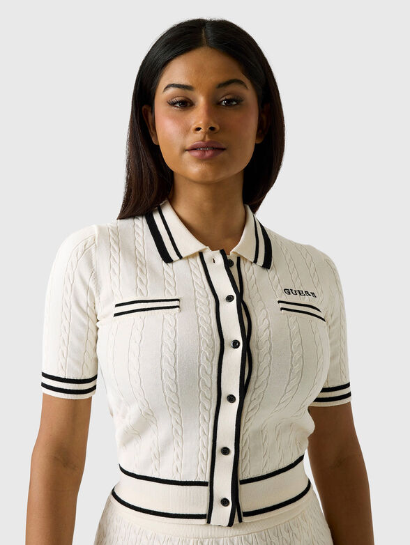 SHARI short-sleeved cardigan  - 1