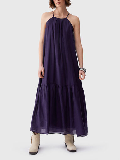 Maxi dress in purple - 5