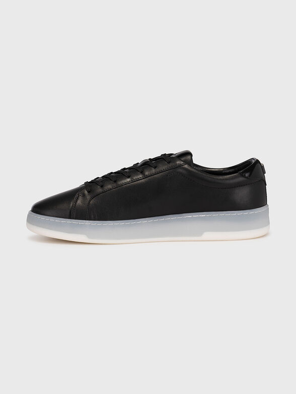 KOURT III black leather shoes - 4