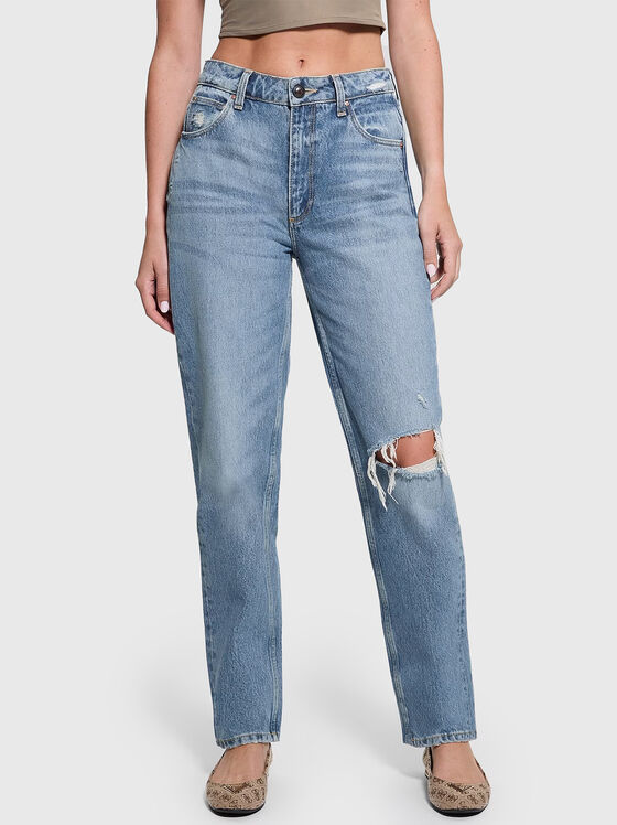 Сини дънки MOM - 1