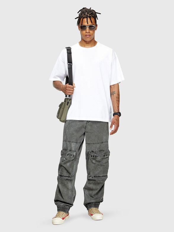 T-BOXT-T24 oversized T-shirt  with oval neckline - 2