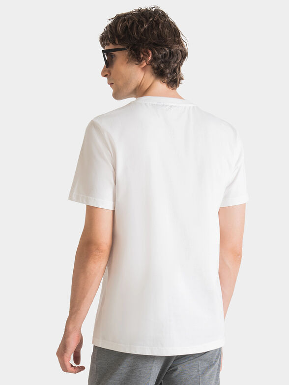 Cotton T-shirt with art print - 2