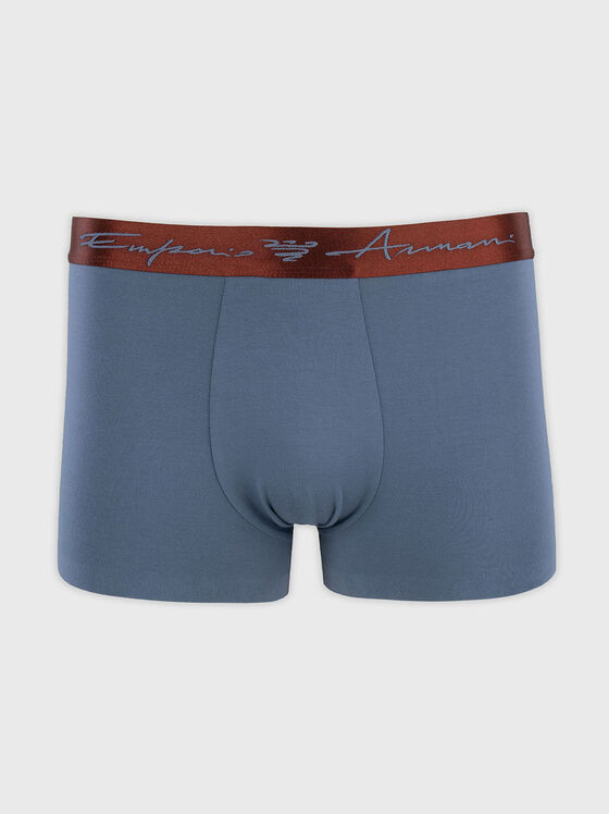 Сини боксерки с лого - 1