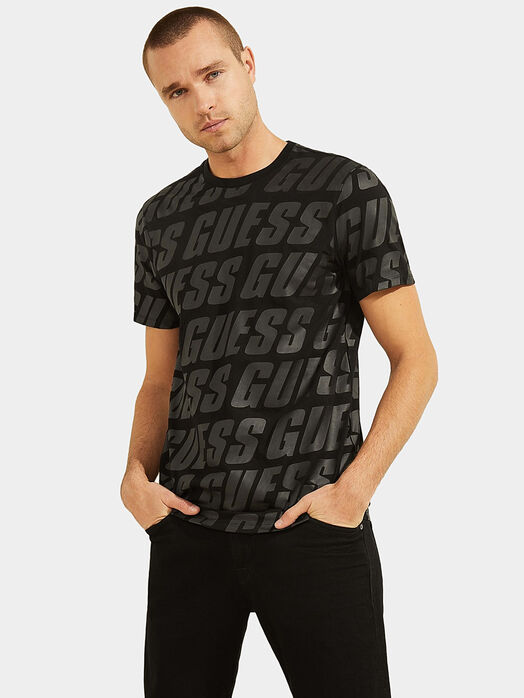 T-shirt with logo accent