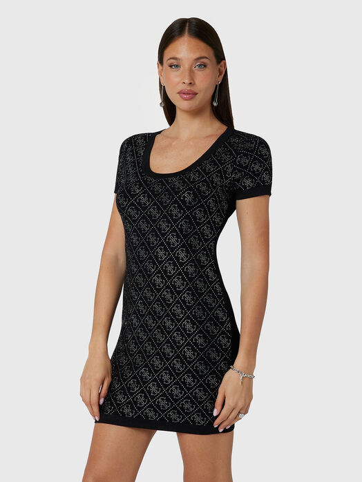 Rhinestone mini dress