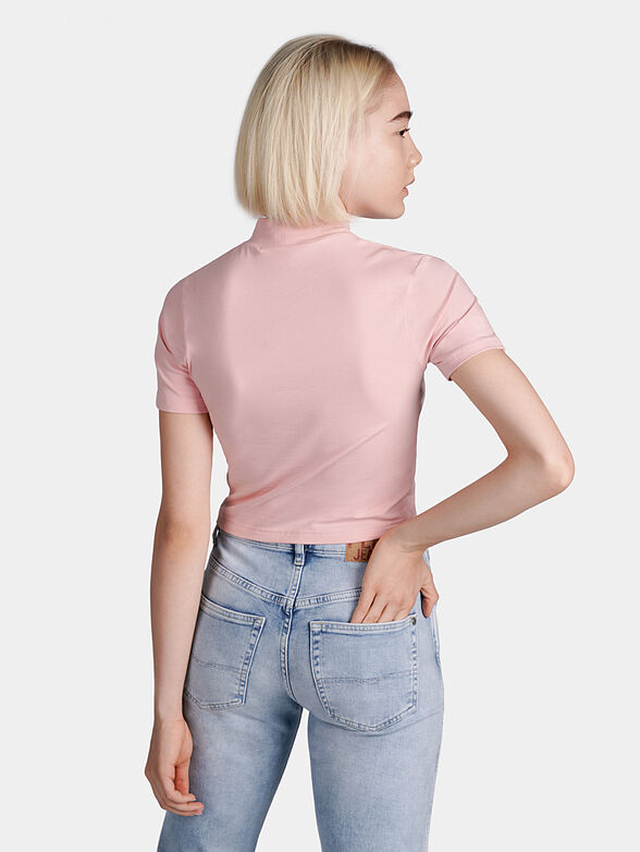 Black cropped tee - 4