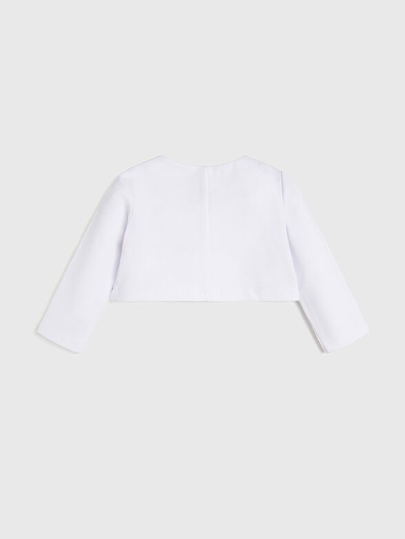 White blazer with zip - 2