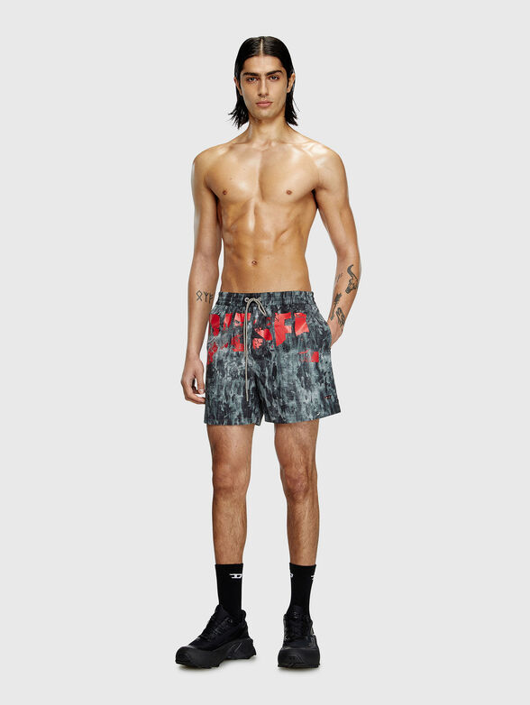 RIO-41-D-POP beach shorts with logo - 3