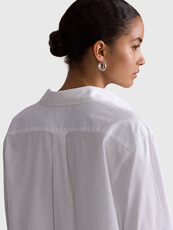 White cotton shirt  - 4