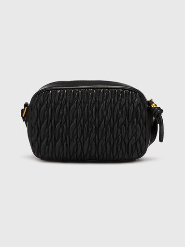 Black crossbody bag in eco leather - 3