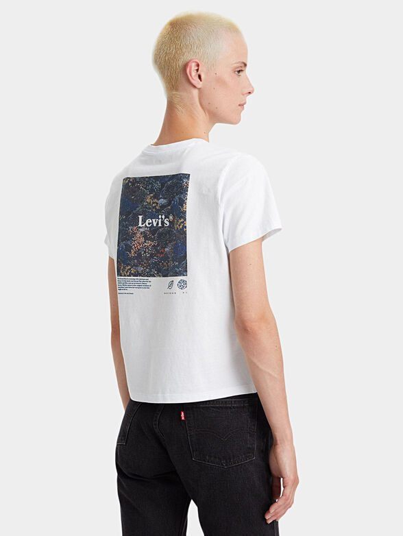 Levi’s® white T-shirt with print on the back - 2