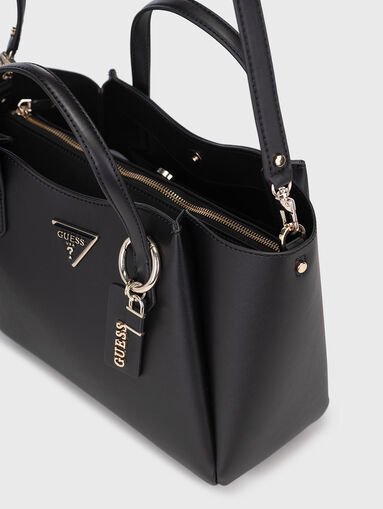 IWONA black bag with logo accessory - 5