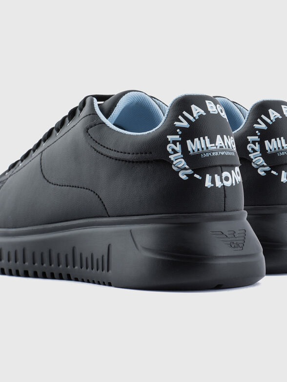 Leather sneakers - 4