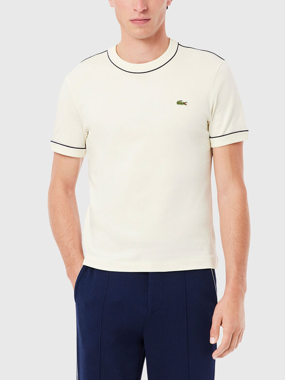 Cotton T-shirt with logo - 1
