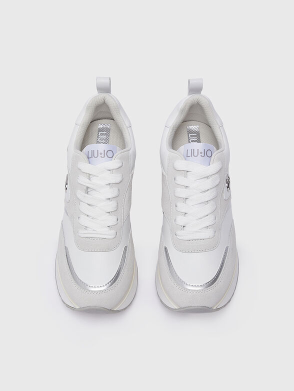 Beige sport shoes - 6