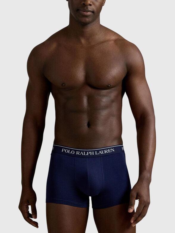 Set of three pairs of boxer shorts with a logo - 2