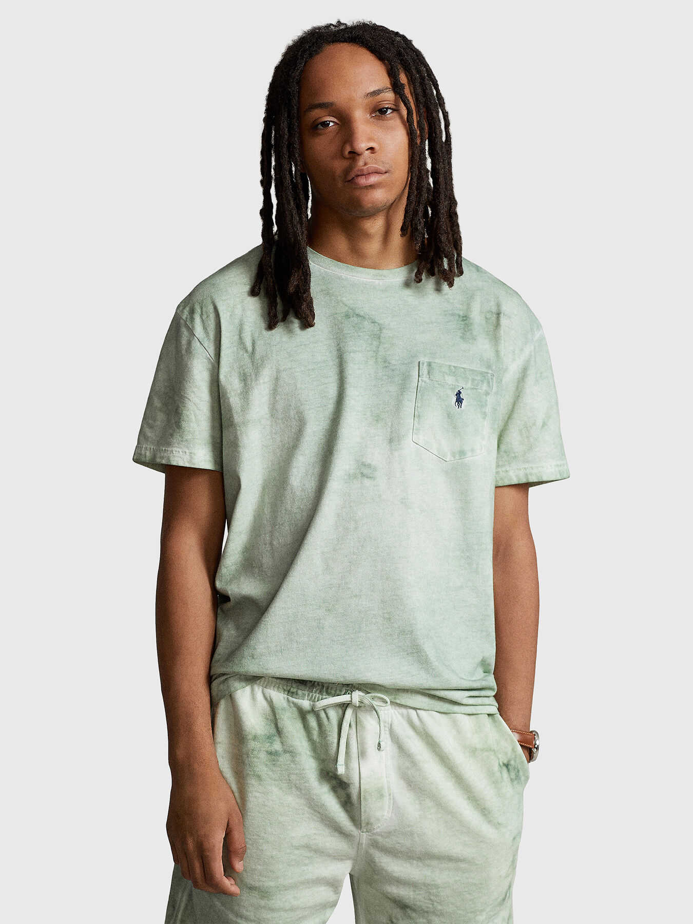 Tシャツ・カットソー Polo Ralph Lauren T-shirts Green Ralph Lauren Slim Fit Polo T Shirt Green | Mainline Menswear