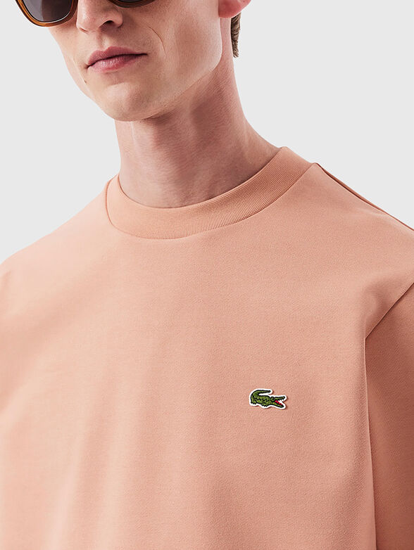 Sweatshirt with oval neckline and logo - 4