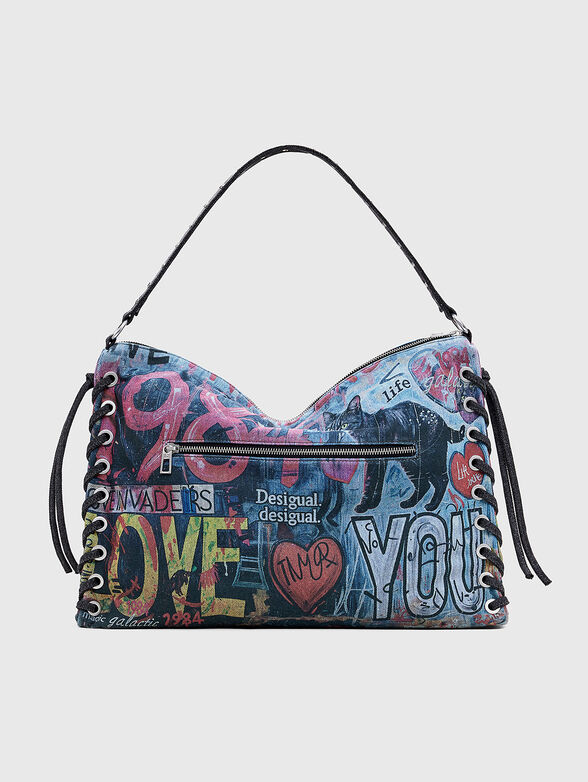 Bag with graffiti print - 3