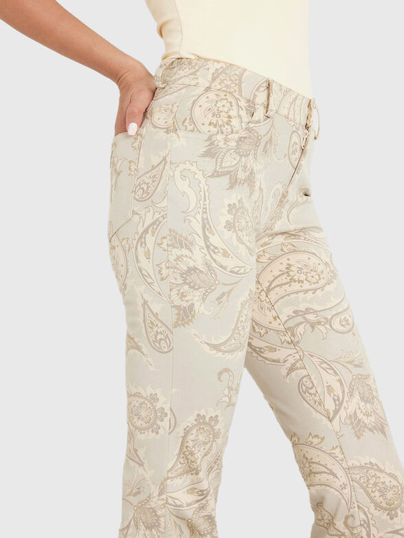 Paisley print pants - 3