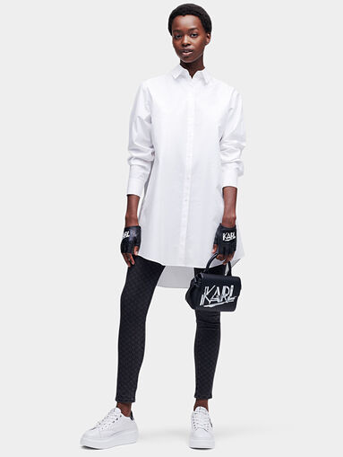 Ikonik Karl shirt with shining crystals - 3