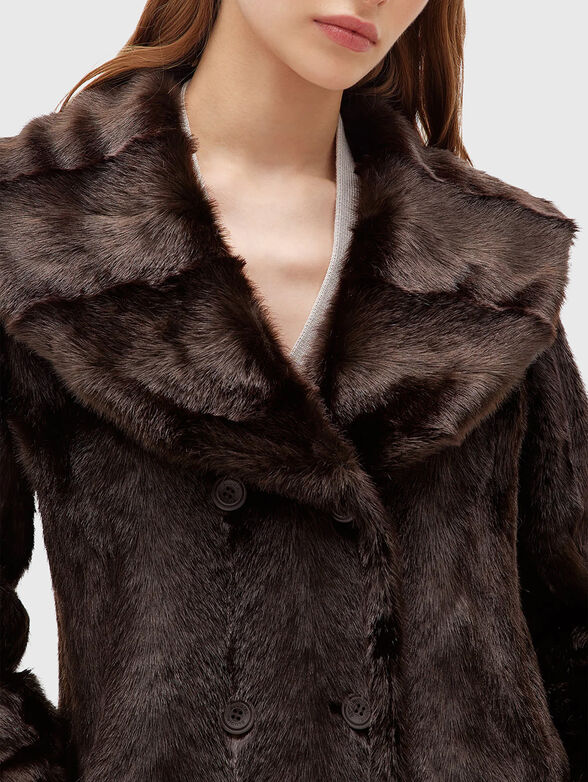 Long coat in soft texture - 4