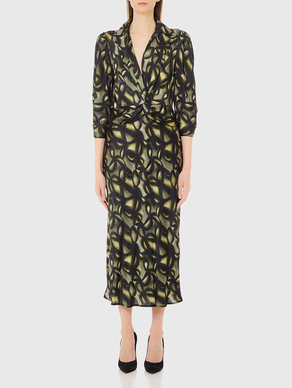 Multicoloured dress with print - 1