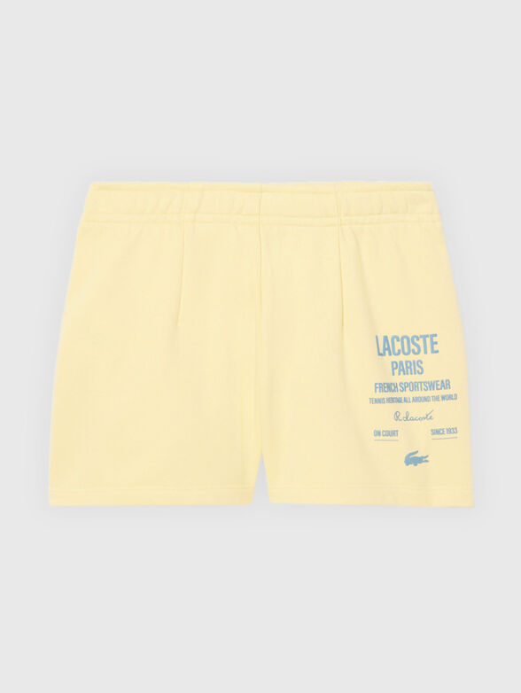 Cotton shorts with logo - 2