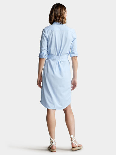 HEIDI cotton dress with belt - 2