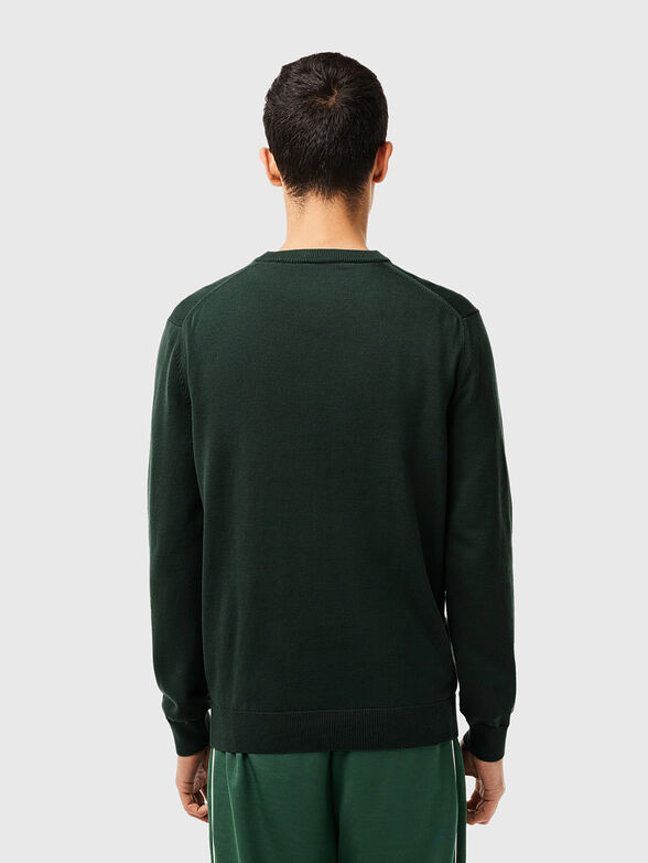 Crew neck cotton sweater - 3