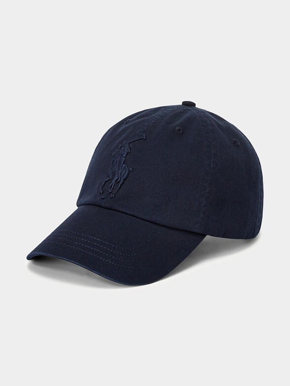 Blue hat with visor - 1