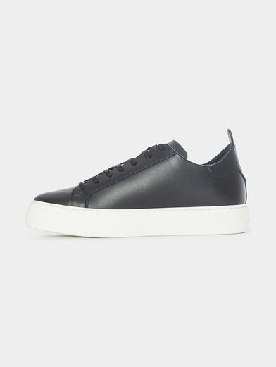 SCREEN leather sneakers - 4