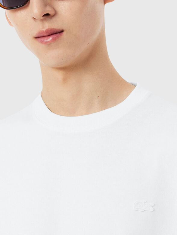 Black T-shirt with print on the back - 4