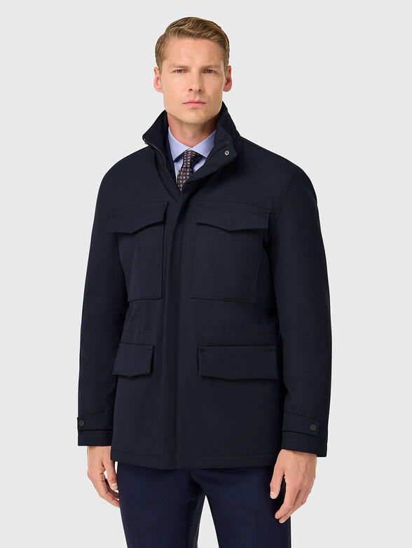 Jacket with front pockets - 1