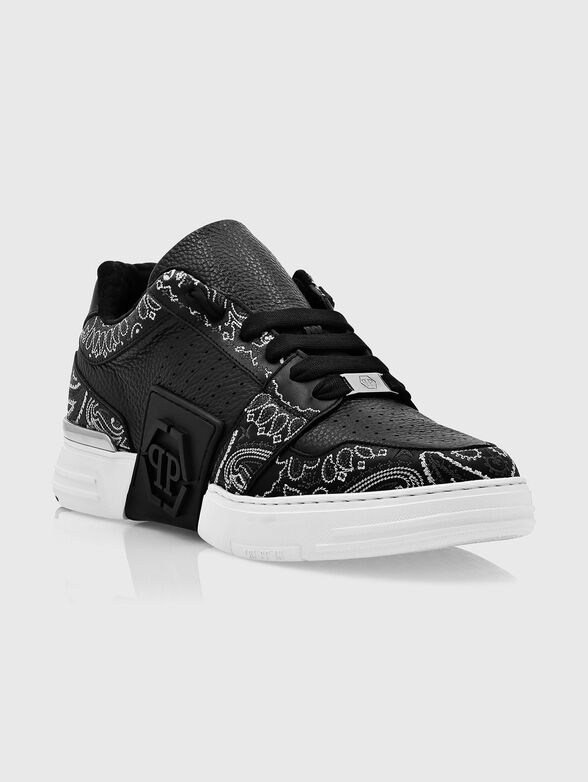 ROYAL STREET PAISLEY leather sneakers - 2