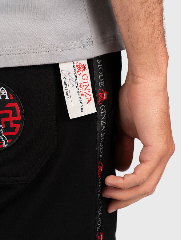 Grey t-shirt with print - 4