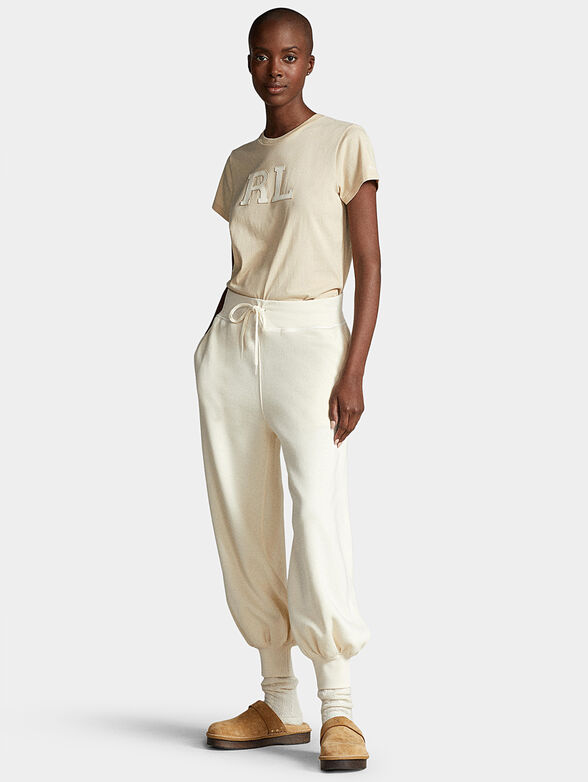 Sports pants with accent elastic - 4