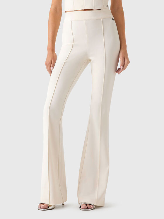 EVELINA flared pants in black - 1